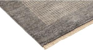 Tappeto Essenzia Geometrico Grigio Avorio Corsia 79x206 Cm