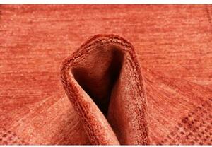 Tappeto Essenzia Tinta Unita Ruggine Terracotta Corsia 78x203 Cm