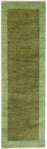 Tappeto Essenzia Geometrico Verde Verde Oliva Corsia 75x258 Cm