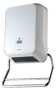 Zephir Termoventilatore da parete Ceramico Stufa elettrica Potenza 2000 Watt con Telecomando Timer e Termostato colore Bianco e Cromo - ZMW555B