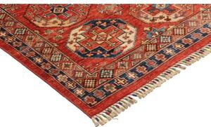Tappeto Zigler Fine Geometrico Rosso Ruggine Blu 120x178 Cm