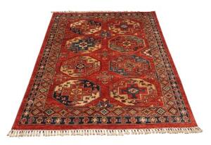 Tappeto Zigler Fine Geometrico Rosso Ruggine Blu 120x178 Cm