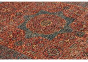 Tappeto Kairo Stilizzato Rosso Blu 146x194 Cm