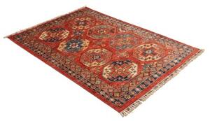 Tappeto Zigler Fine Geometrico Rosso Ruggine Blu 120x178 Cm