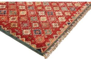Tappeto Samarkand Geometrico Rosso Beige 200x293 Cm