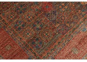 Tappeto Kairo Stilizzato Ruggine Blu Petrolio 205x297 Cm