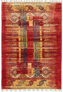 Tappeto Gabbeh Nova Astratto Rosso Ocra 94x150 Cm