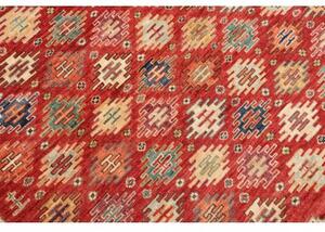 Tappeto Samarkand Geometrico Rosso Beige 200x293 Cm