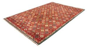 Tappeto Samarkand Geometrico Rosso Beige 200x293 Cm