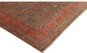 Tappeto Kairo Stilizzato Ruggine Blu Petrolio 205x297 Cm