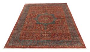 Tappeto Kairo Stilizzato Rosso Blu 146x194 Cm