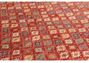 Tappeto Samarkand Geometrico Rosso Beige 200x293 Cm