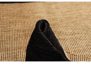 Tappeto Essenzia Geometrico Nero Beige 91x153 Cm