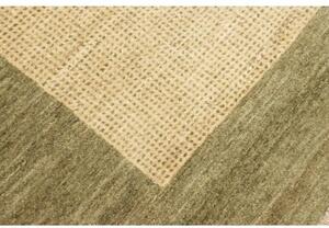 Tappeto Essenzia Geometrico Verde Oliva Beige 156x200 Cm