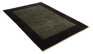 Tappeto Essenzia Geometrico Nero Verde 123x191 Cm