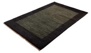 Tappeto Essenzia Geometrico Nero Verde 123x191 Cm