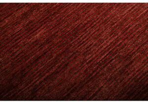 Tappeto Essenzia Tinta Unita Bordeaux Avorio 201x302 Cm