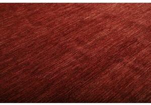 Tappeto Essenzia Tinta Unita Bordeaux Avorio 201x302 Cm