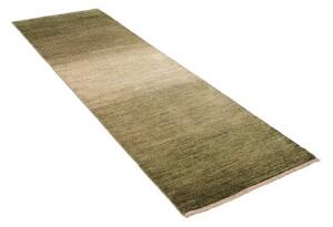 Tappeto Essenzia Geometrico Verde Oliva Beige Corsia 79x252 Cm