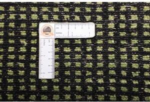 Tappeto Essenzia Geometrico Nero Verde 123x191 Cm