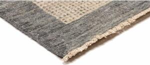 Tappeto Essenzia Geometrico Grigio Antracite Beige Corsia 79x202 Cm