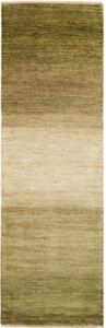 Tappeto Essenzia Geometrico Verde Oliva Beige Corsia 79x252 Cm
