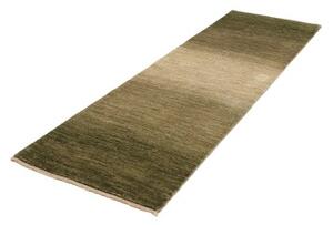 Tappeto Essenzia Geometrico Verde Oliva Beige Corsia 79x252 Cm