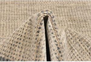 Tappeto Essenzia Geometrico Grigio Antracite Beige Corsia 79x202 Cm
