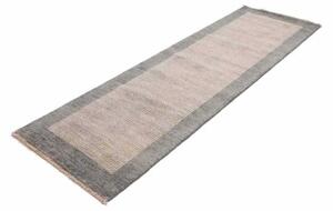 Tappeto Essenzia Geometrico Grigio Antracite Beige Corsia 79x202 Cm