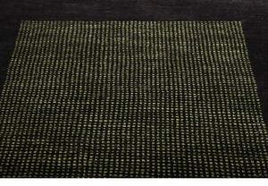 Tappeto Essenzia Geometrico Nero Verde 123x191 Cm