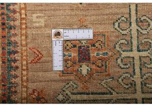 Tappeto Kazak Fine Stilizzato Marrone Beige Corsia 82x296 Cm