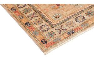 Tappeto Kazak Fine Stilizzato Sabbia Terracotta Corsia 80x248 Cm