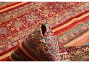 Tappeto Samarkand Geometrico Rosso Beige 252x344 Cm