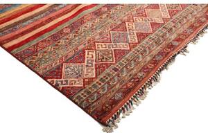 Tappeto Samarkand Geometrico Rosso Beige 252x344 Cm