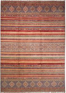 Tappeto Samarkand Geometrico Rosso Blu 249x351 Cm