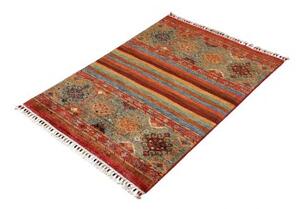 Tappeto Samarkand Stilizzato Rosso Mattone Verde Salvia 82x123 Cm