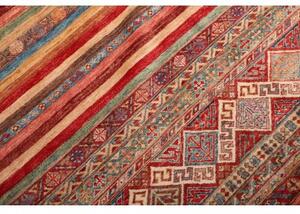 Tappeto Samarkand Geometrico Rosso Beige 252x344 Cm