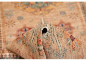 Tappeto Kazak Fine Stilizzato Sabbia Terracotta Corsia 80x248 Cm