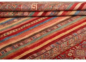 Tappeto Samarkand Geometrico Rosso Beige 252x344 Cm