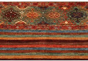 Tappeto Samarkand Stilizzato Rosso Mattone Verde Salvia 82x123 Cm