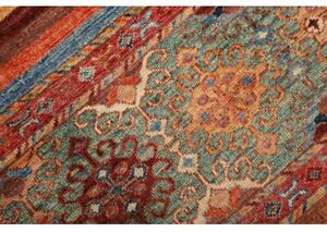 Tappeto Samarkand Stilizzato Rosso Mattone Verde Salvia 82x123 Cm