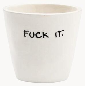 Tazzina da caffè in ceramica Fuck It