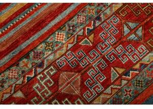 Tappeto Samarkand Geometrico Rosso Blu 99x148 Cm