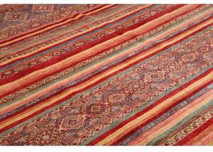 Tappeto Samarkand Geometrico Rosso Blu 249x351 Cm