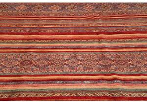 Tappeto Samarkand Geometrico Rosso Blu 249x351 Cm