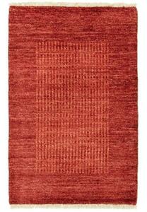 Tappeto Essenzia Geometrico Rosso Mattone Arancione Bruciato 62x94 Cm