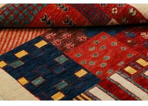 Tappeto Mosaic Patchwork Rosso Blu 97x148 Cm