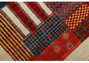 Tappeto Mosaic Patchwork Rosso Blu 97x148 Cm