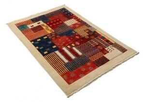 Tappeto Mosaic Patchwork Rosso Blu 97x148 Cm