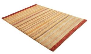 Tappeto Cromopura Geometrico Becco Di Mattone Giallo Ocra 143x202 Cm